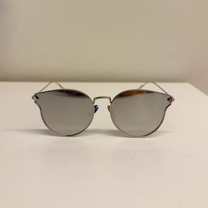 Silver Reflective Sunglasses